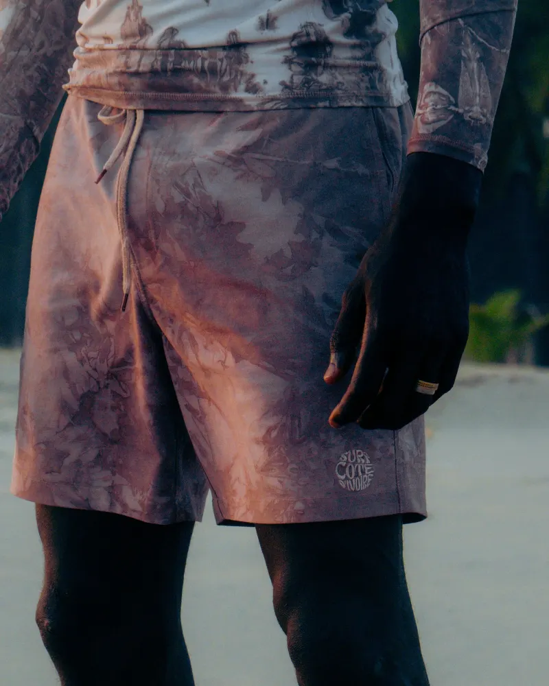 Ivory Cocoa Brown Board Shorts